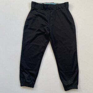 Easton Women’s Small Black Stretch Softball Crop Pants Elastic Waistband